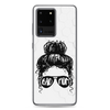 Bad Mom Messy Bun Clear Case for Samsung®