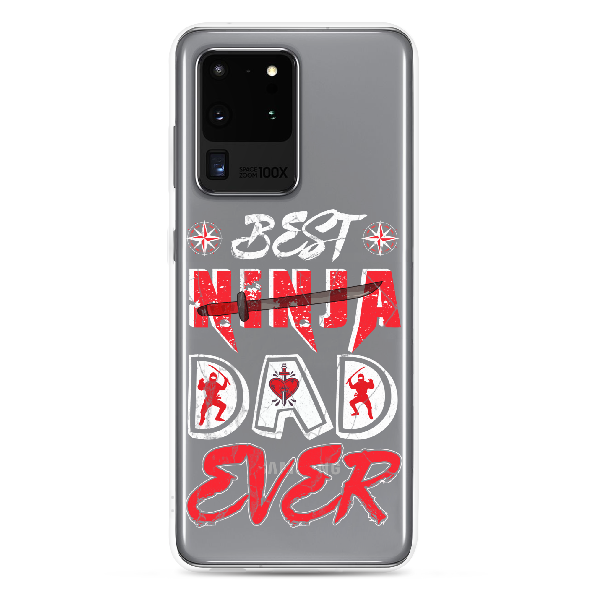 Best Ninja Dad Ever Clear Case for Samsung®