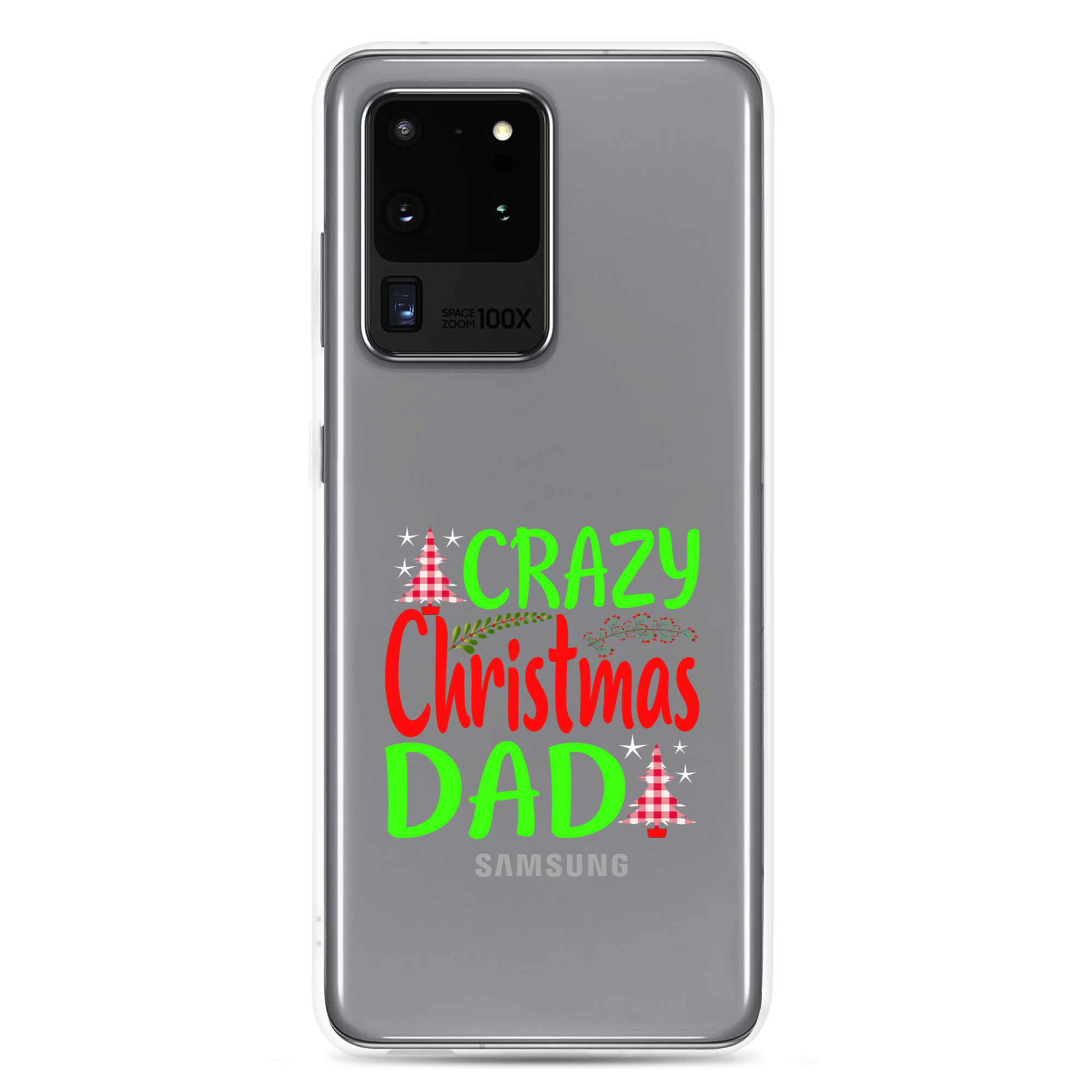 Crazy Christmas Dad Clear Case for Samsung®