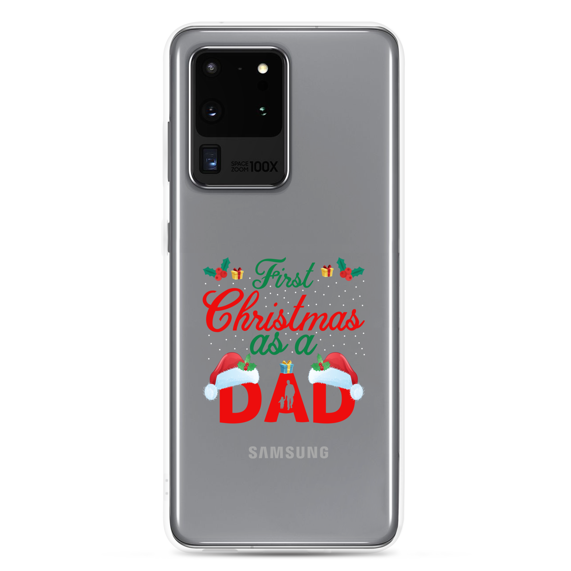 First Christmas As A Dad Clear Case for Samsung®