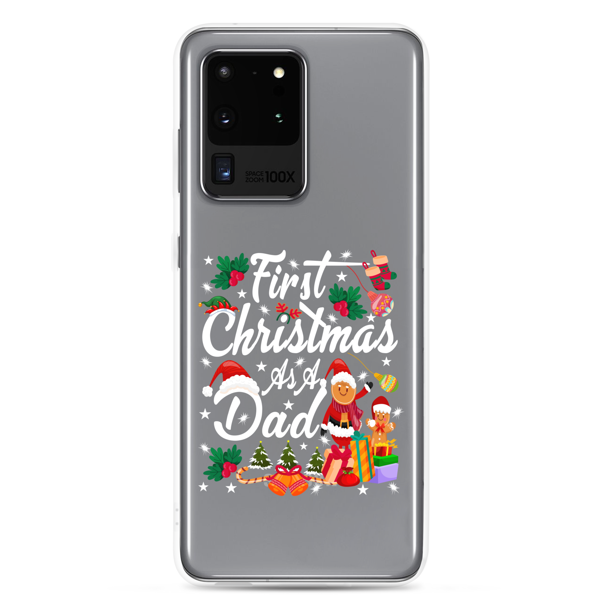 First Christmas As A Dad Clear Case for Samsung®