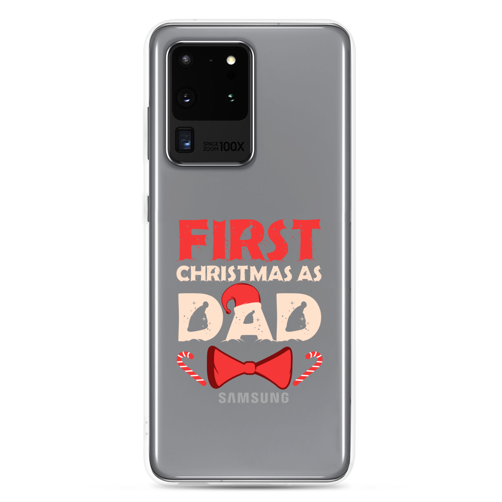 First Christmas As Dad Clear Case for Samsung®