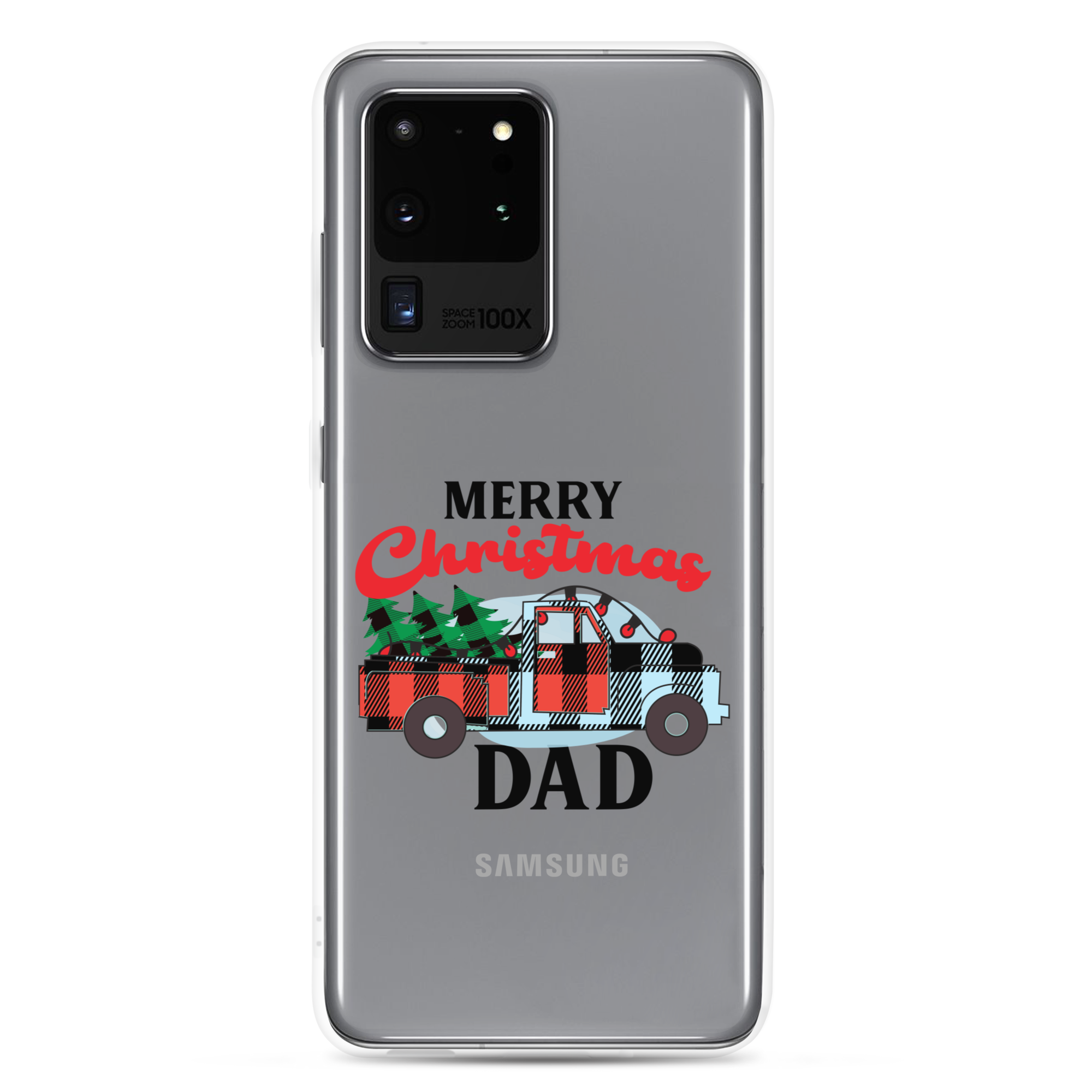 First Christmas As Dad Clear Case for Samsung®