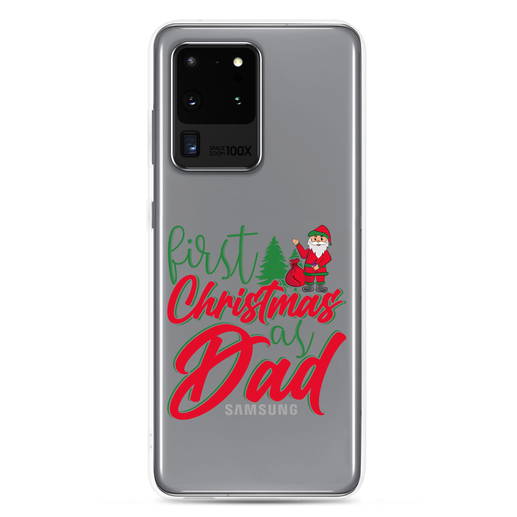 First Christmas As Dad Clear Case for Samsung®