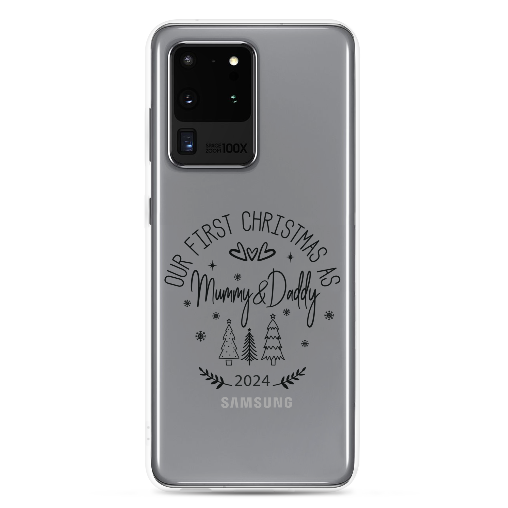 Our First Christmas As Daddy & Mummy 2024 Clear Case for Samsung®