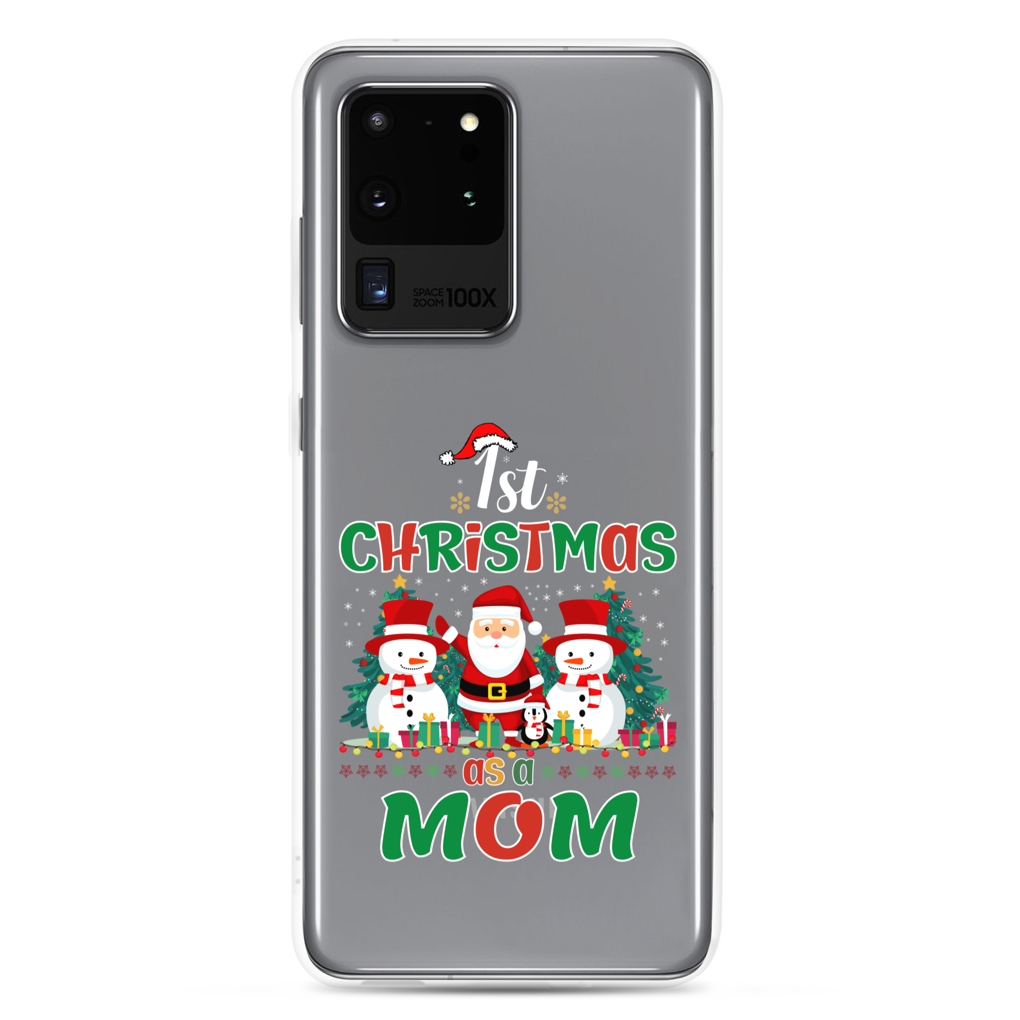 1st Christmas As A Mom Clear Case for Samsung®