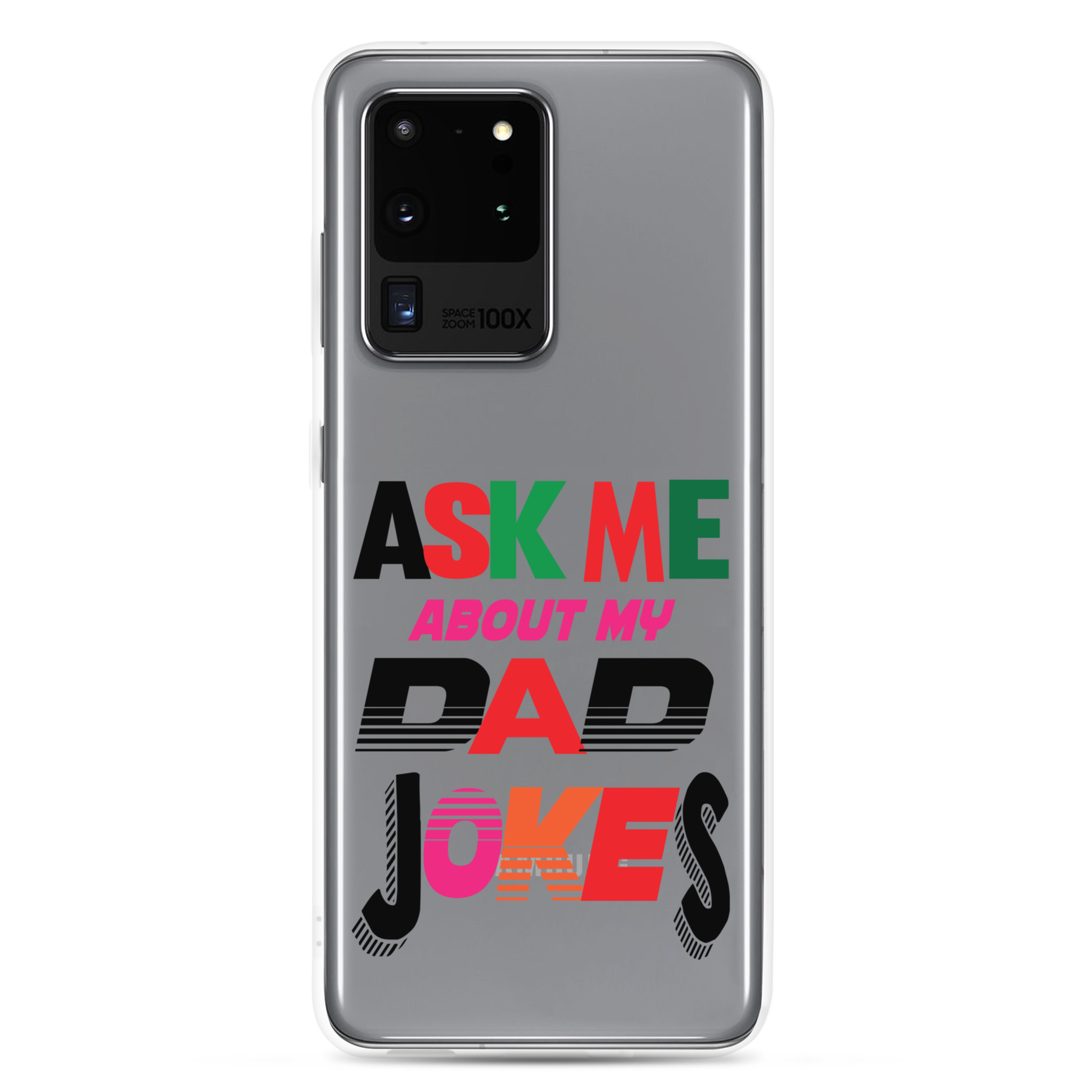 Ask Me About My Dad Jokes Clear Case for Samsung®