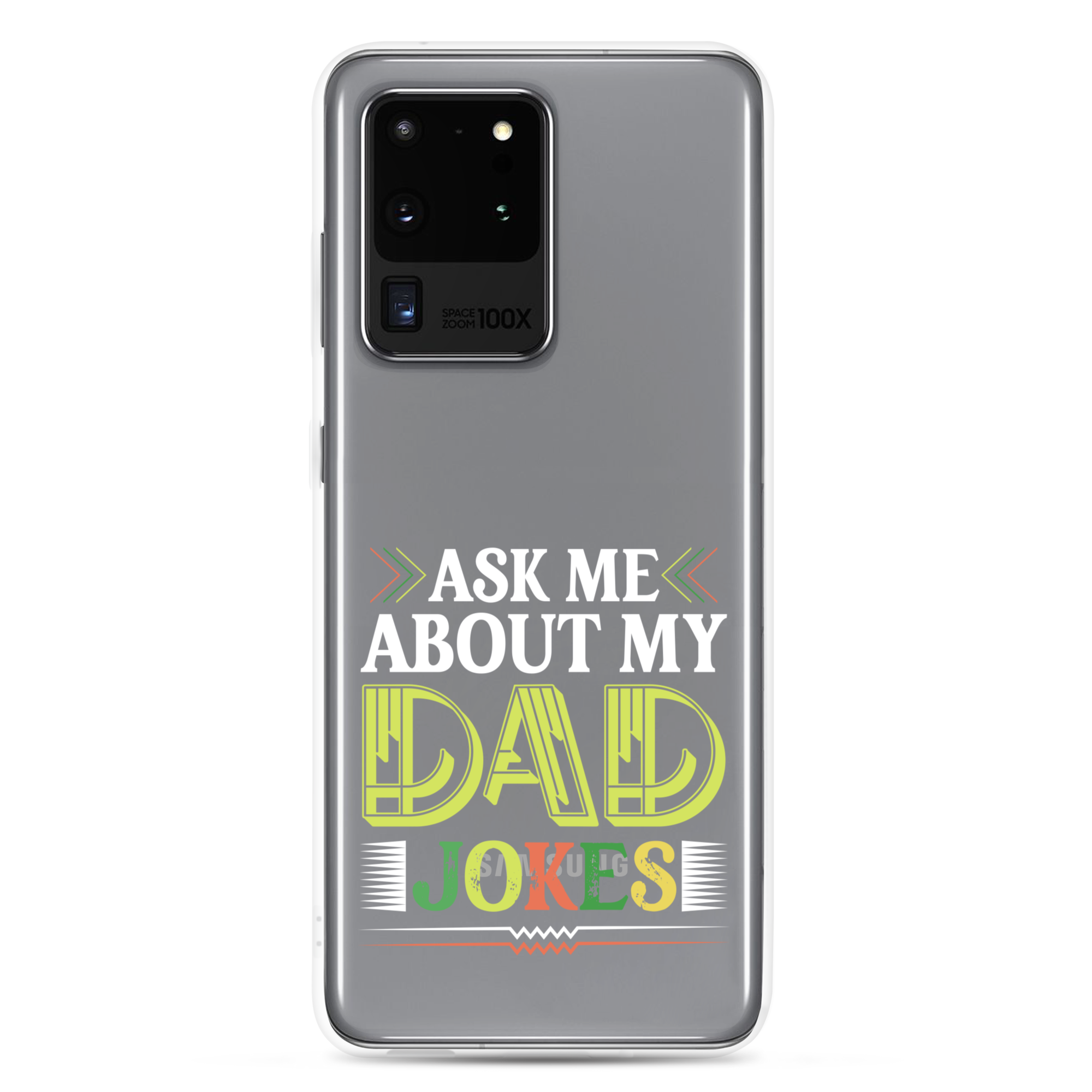 Ask Me About My Dad Jokes Clear Case for Samsung®