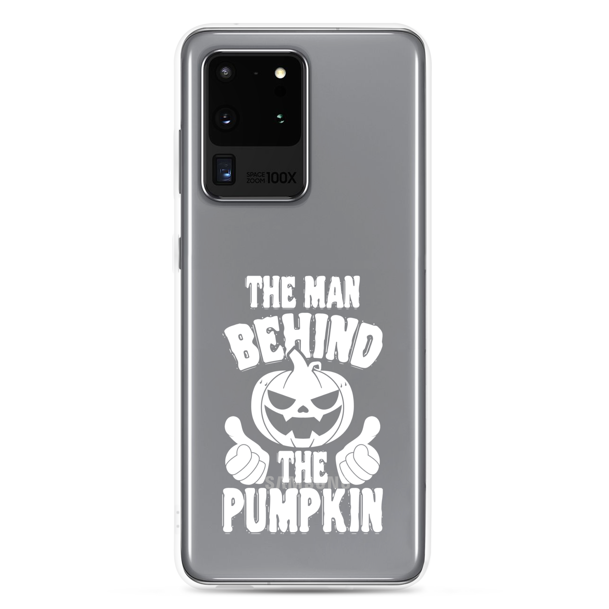 The Man Behind The Pumpkin Clear Case for Samsung®