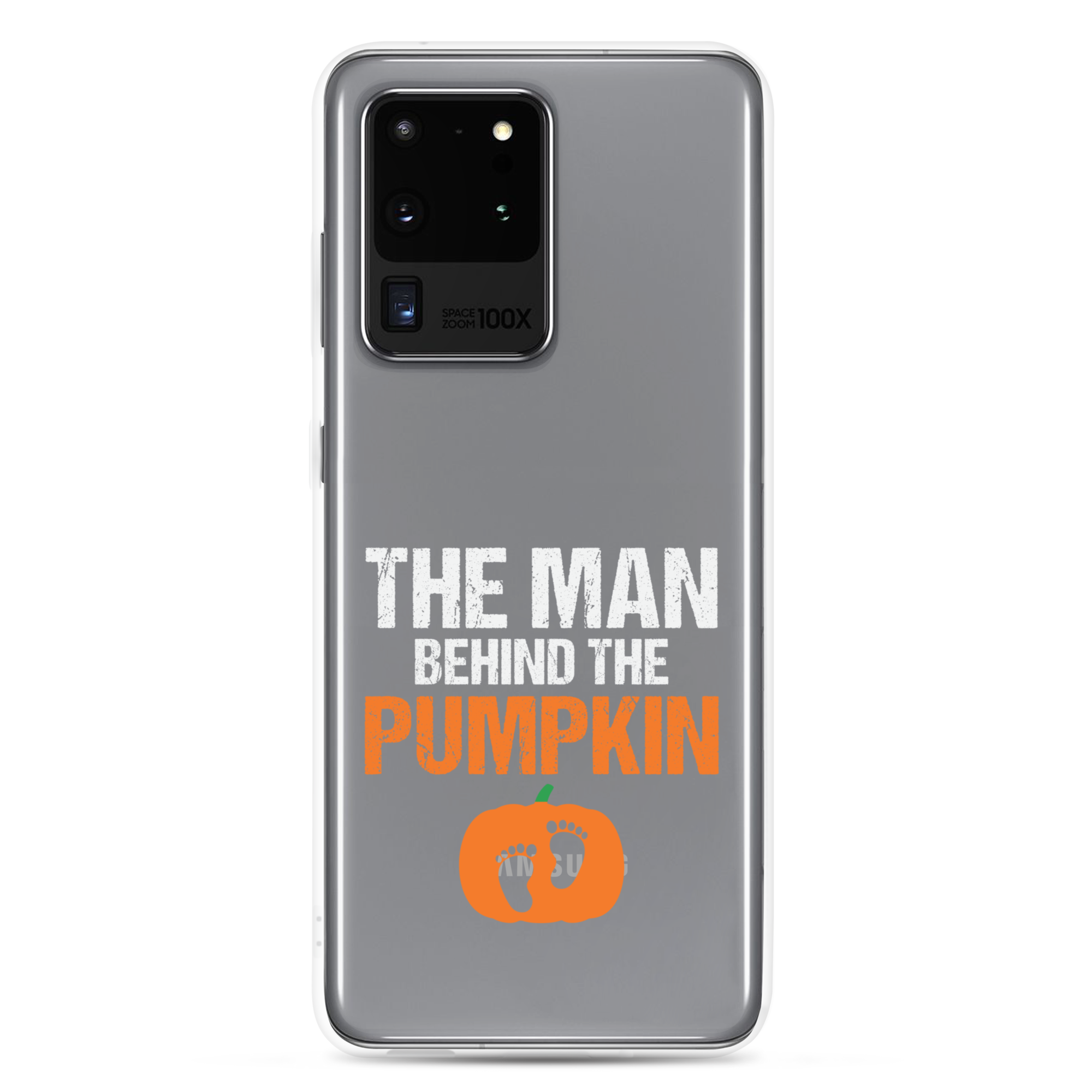 The Man Behind The Pumpkin Clear Case for Samsung®