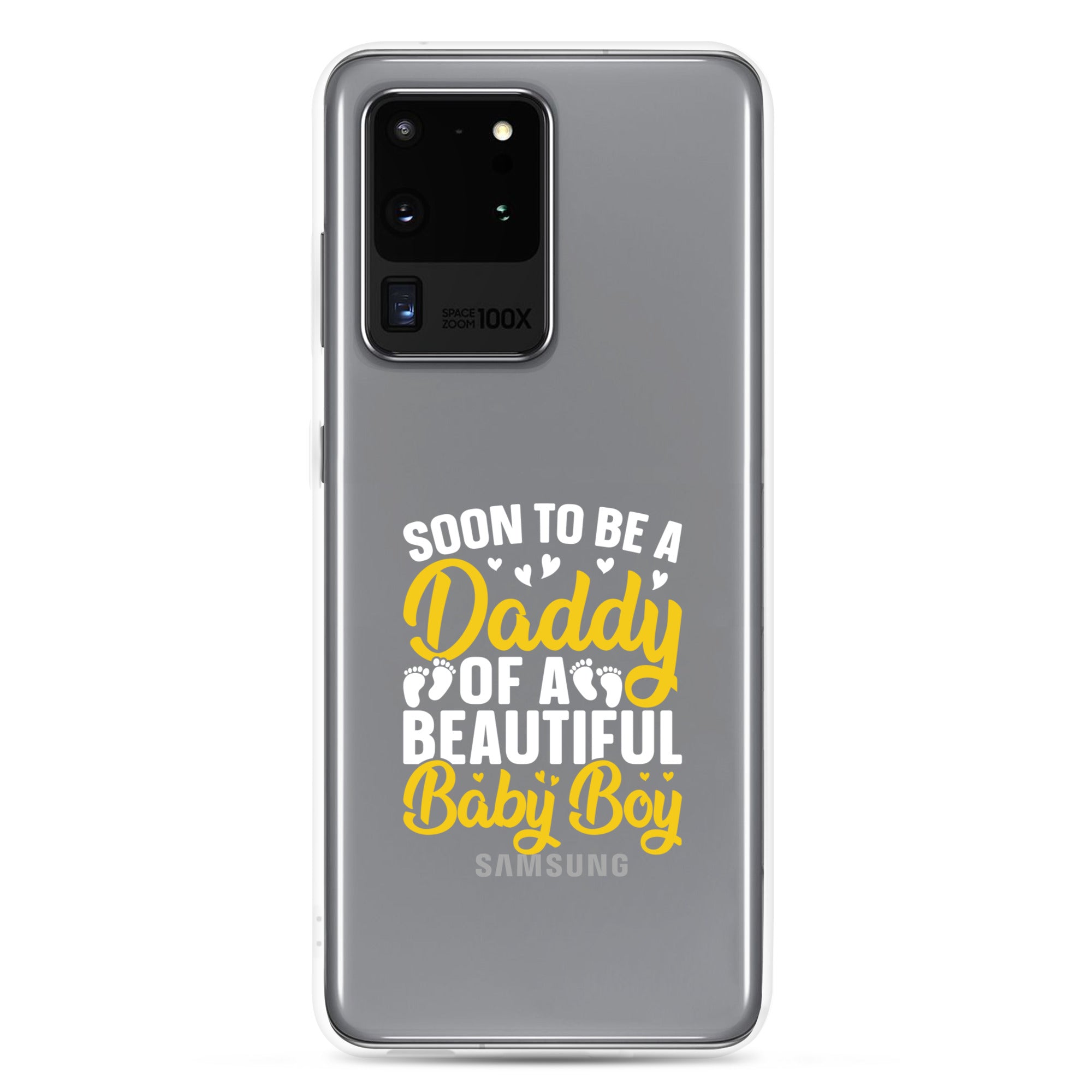 Soon To Be A Daddy For Boy Clear Case for Samsung®