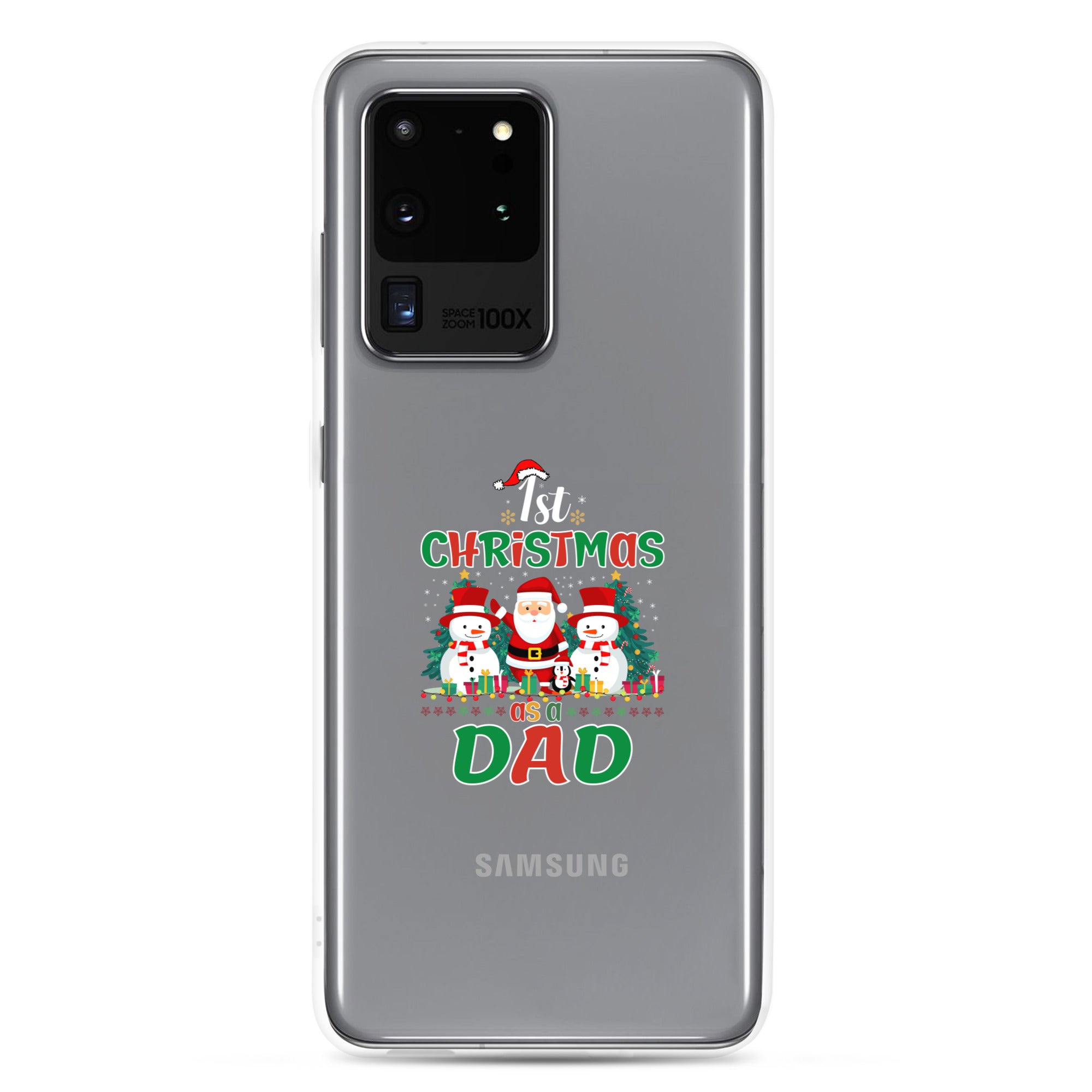 1st Christmas Dad Clear Case for Samsung®