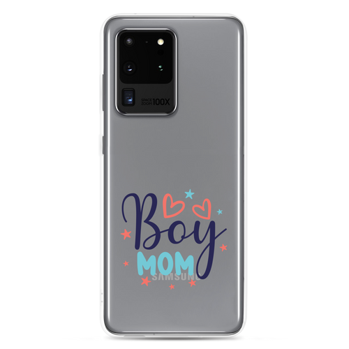 Boy Mom Clear Case for Samsung®