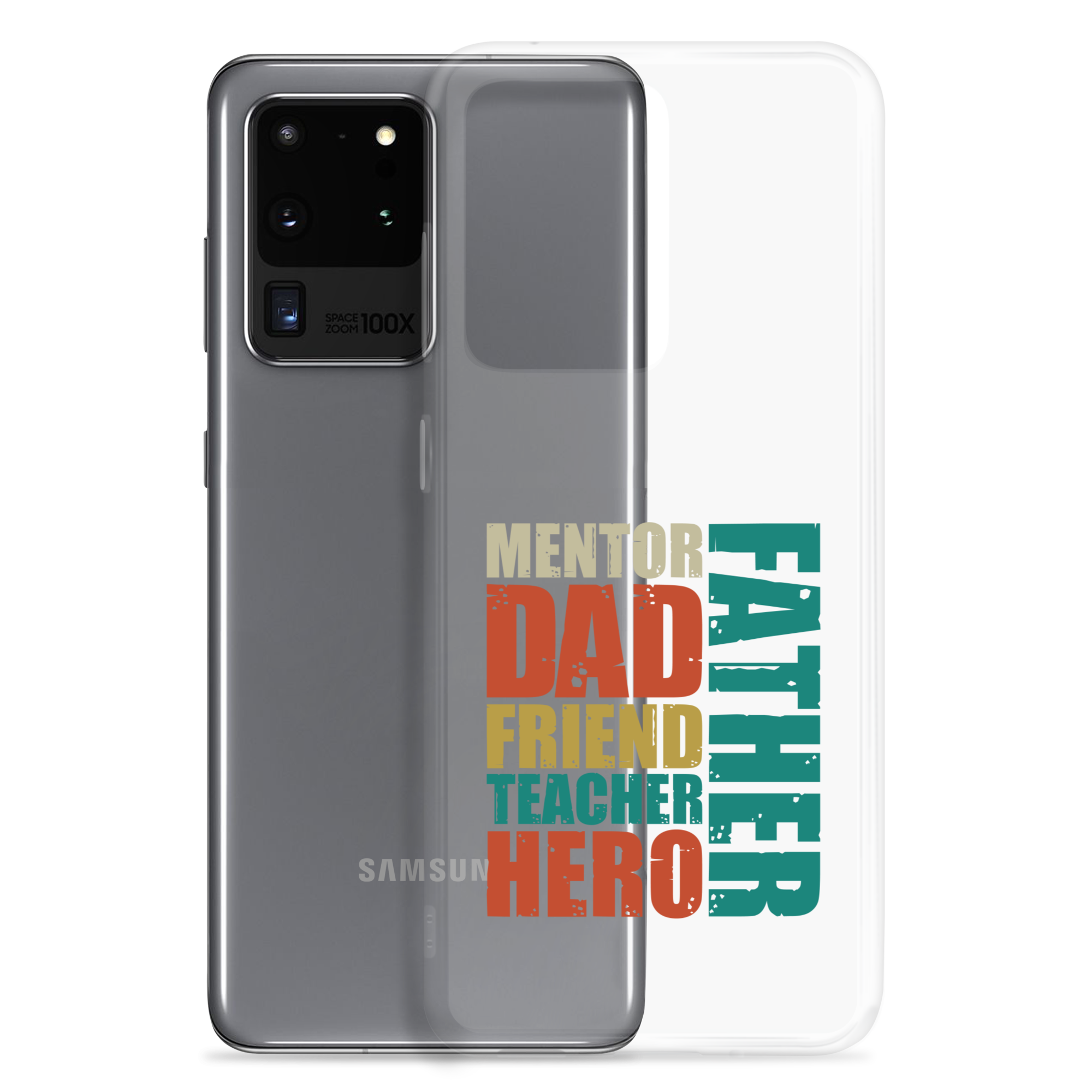 Mentor Dad Fiend Teacher Hero Father Clear Case for Samsung®