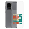 Mentor Dad Fiend Teacher Hero Father Clear Case for Samsung®