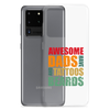 Awesome Dads Tattoos Beards Clear Case for Samsung®