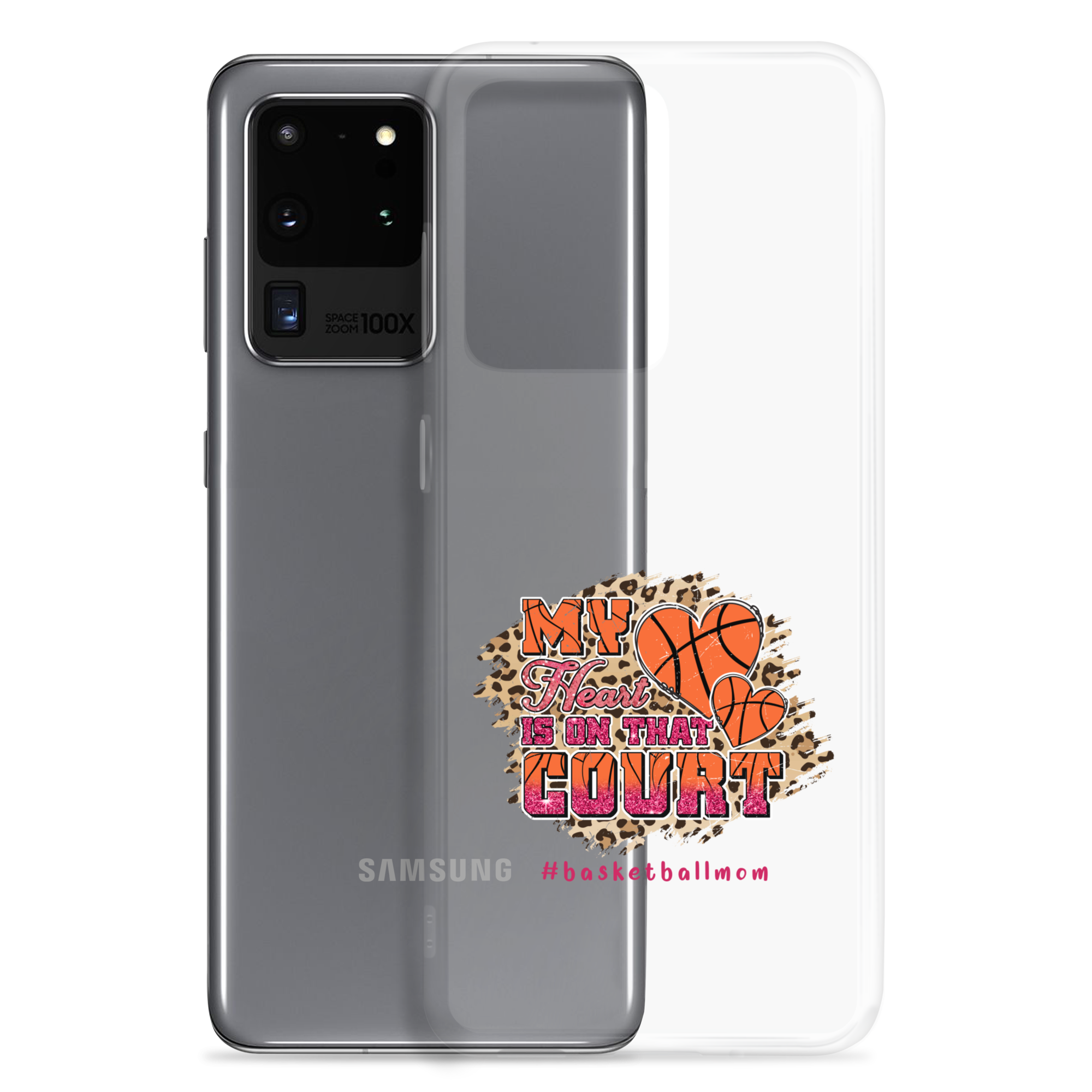 My Heart Is On That Court Clear Case for Samsung®