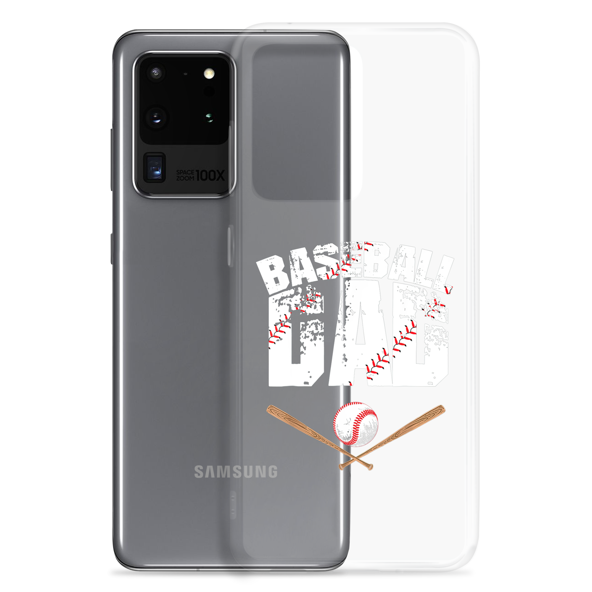 Baseball Dad Clear Case for Samsung®