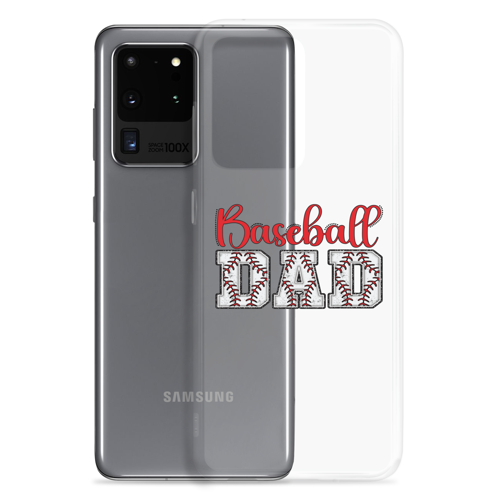 Baseball Dad Clear Case for Samsung®