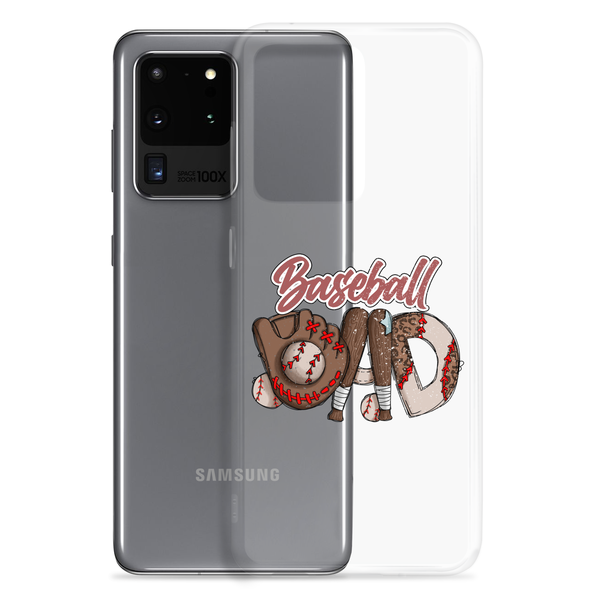 Baseball Dad Clear Case for Samsung®