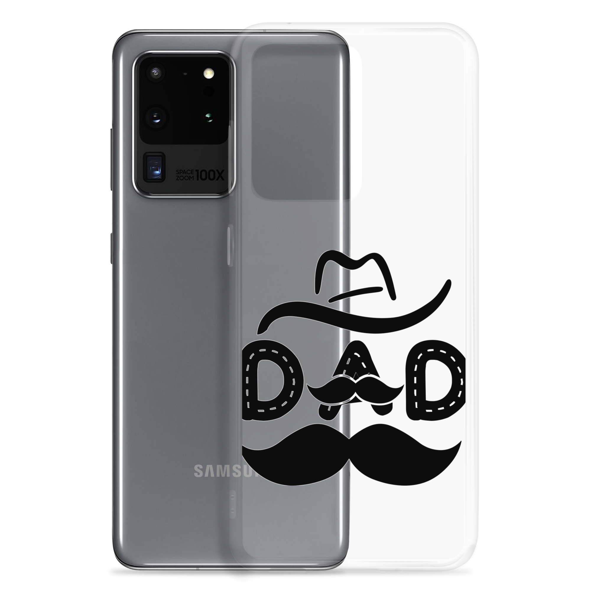 Dad Cowboy Clear Case for Samsung®