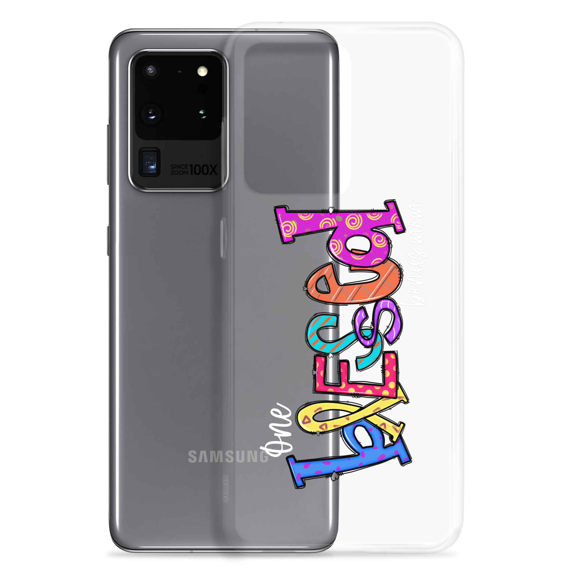 One Blessed Bonus Mom Clear Case for Samsung®