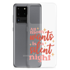 All Mom Wants Is A Silent Night Clear Case for Samsung®