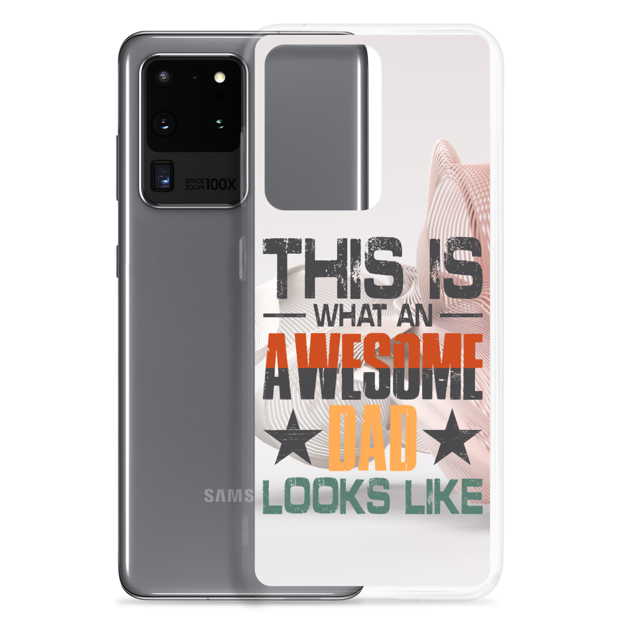 This What An Awesome Dad Looks Like Clear Case for Samsung®