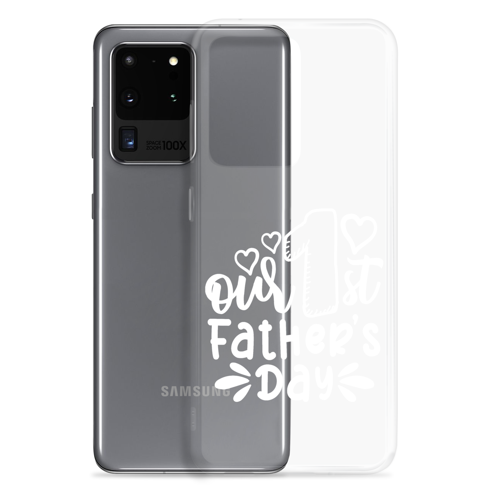 Our First Father's Day Clear Case for Samsung®