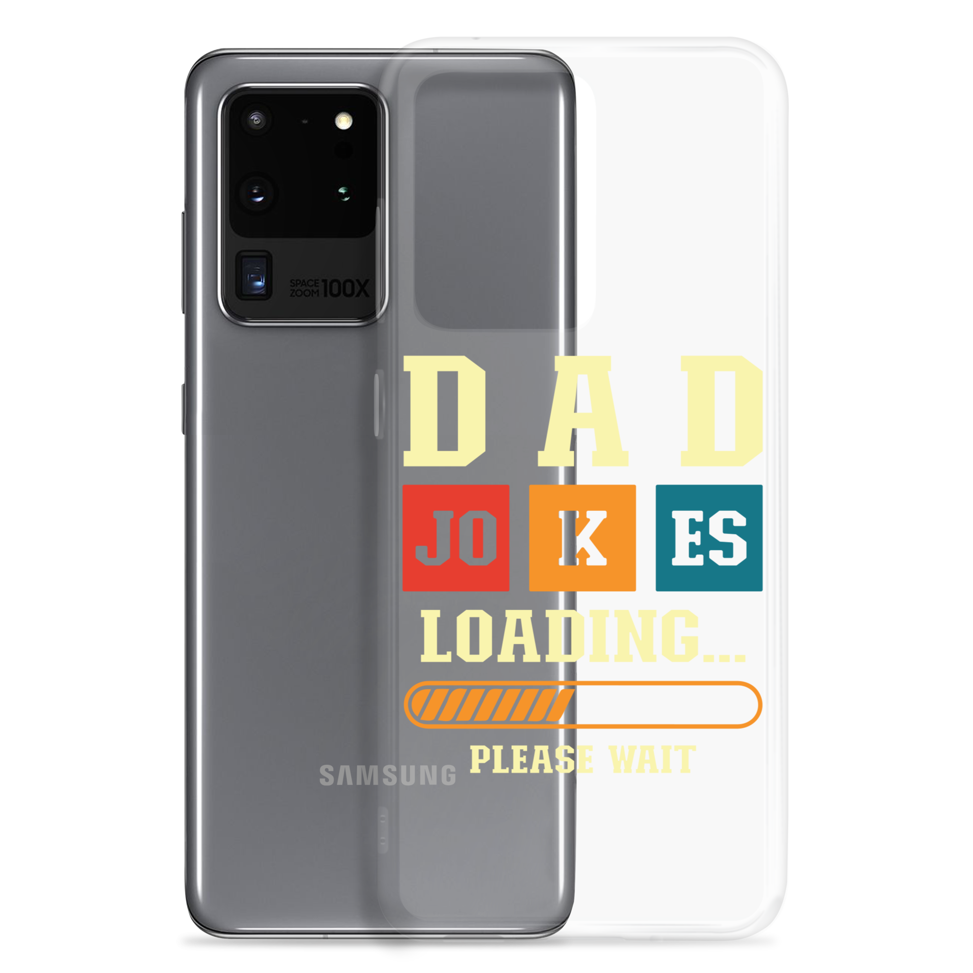 Dad Jokes Loading,,, Please Wait Clear Case for Samsung®