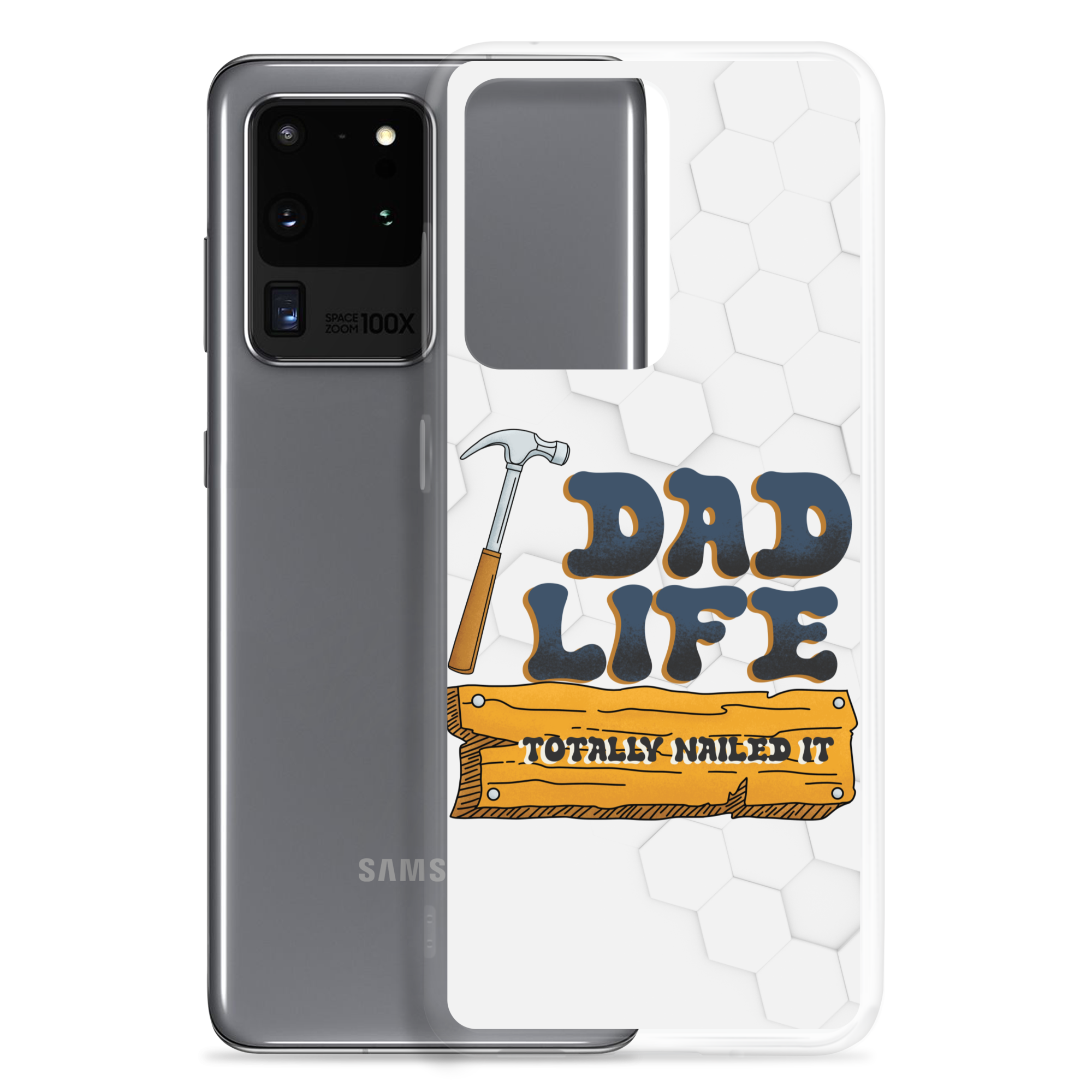 Dad Life totally Nailed It Clear Case for Samsung®