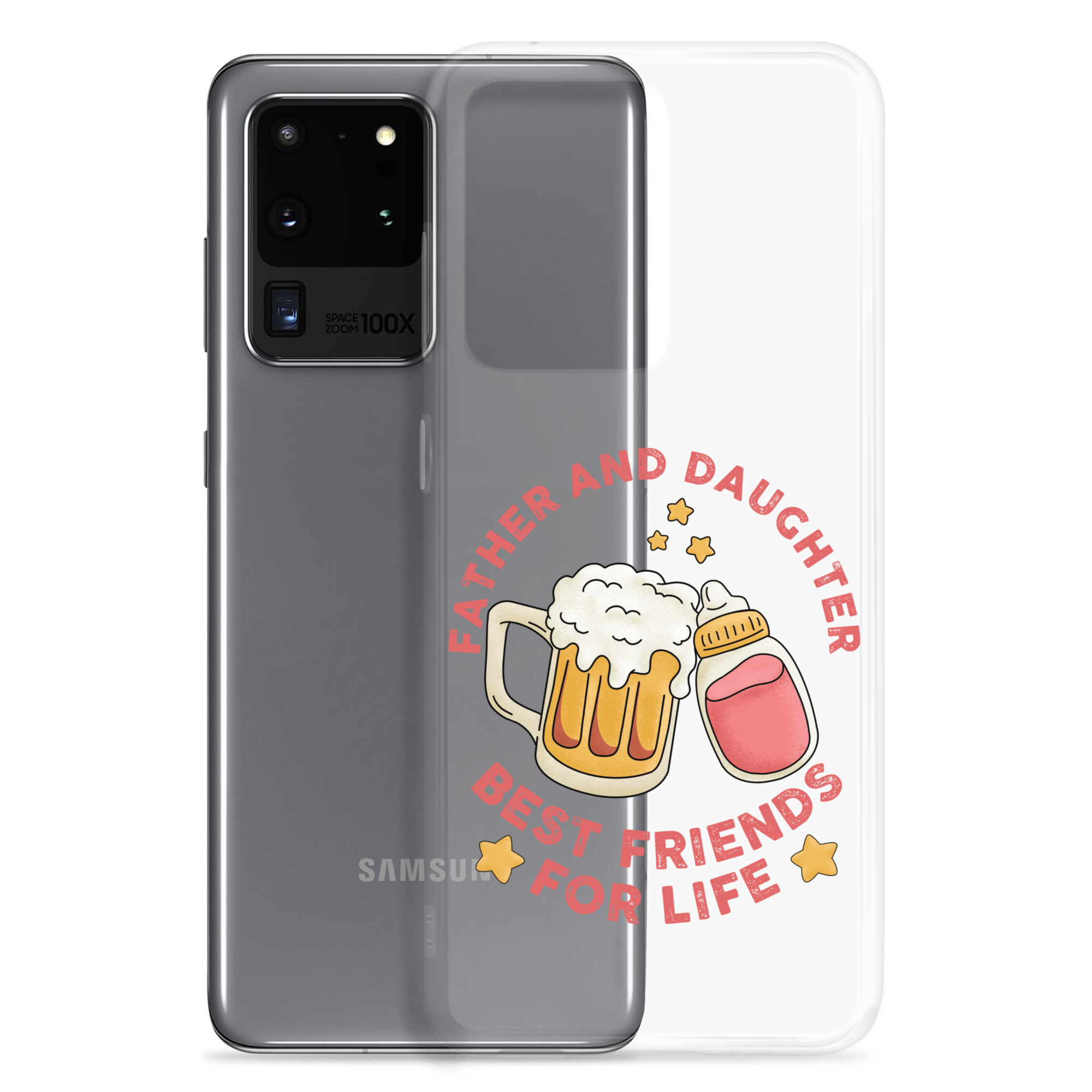 Father And Daughter Best Friends For Life Clear Case for Samsung®