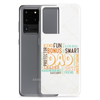 Kind Fun Brave Loving Bonus Smart Inspiring Understanding Best Friend Hero Patient Leader Hardworking Supportive Protector Dad Clear Case for Samsung®