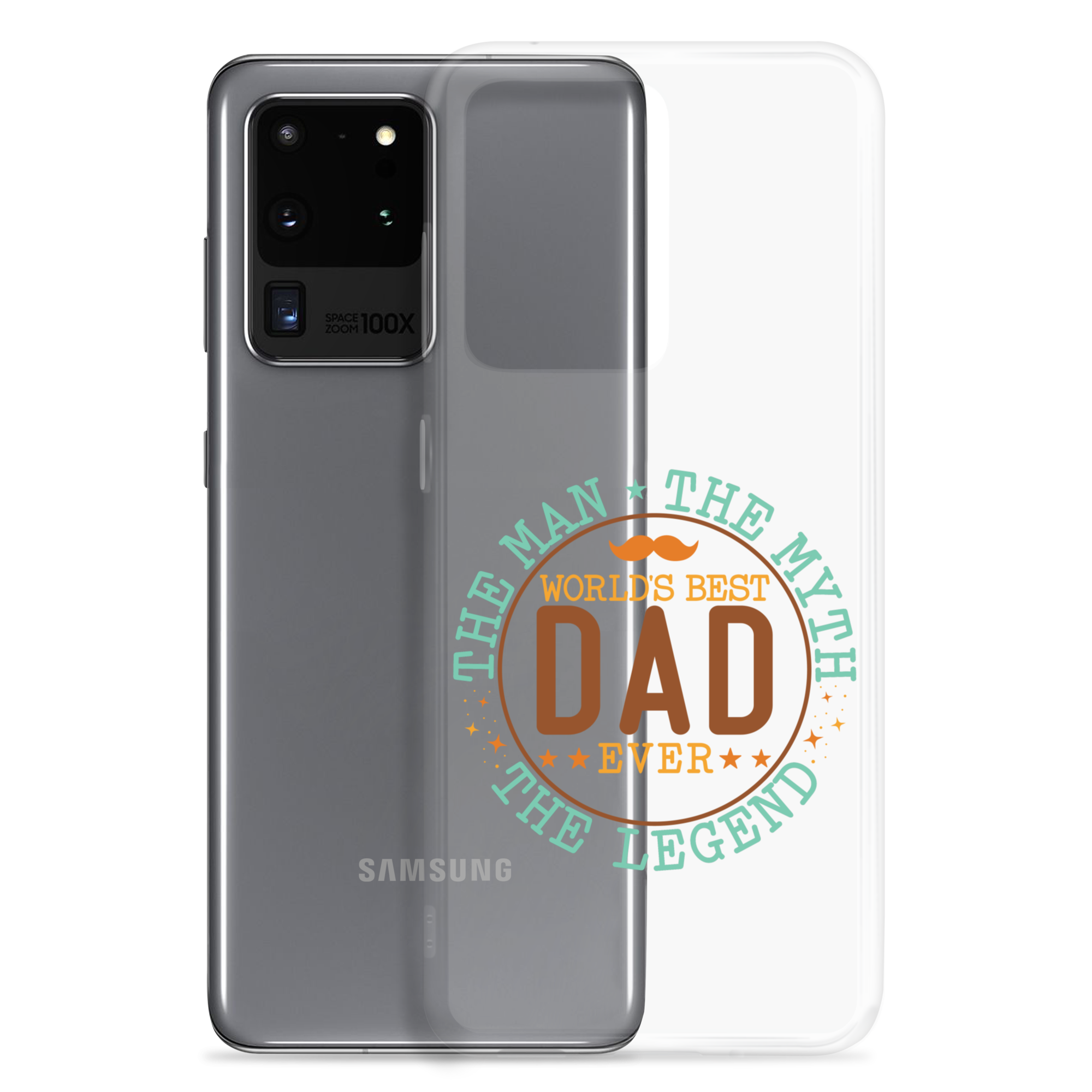 World's Best Dad Ever The Man The Myth The Legend Clear Case for Samsung®