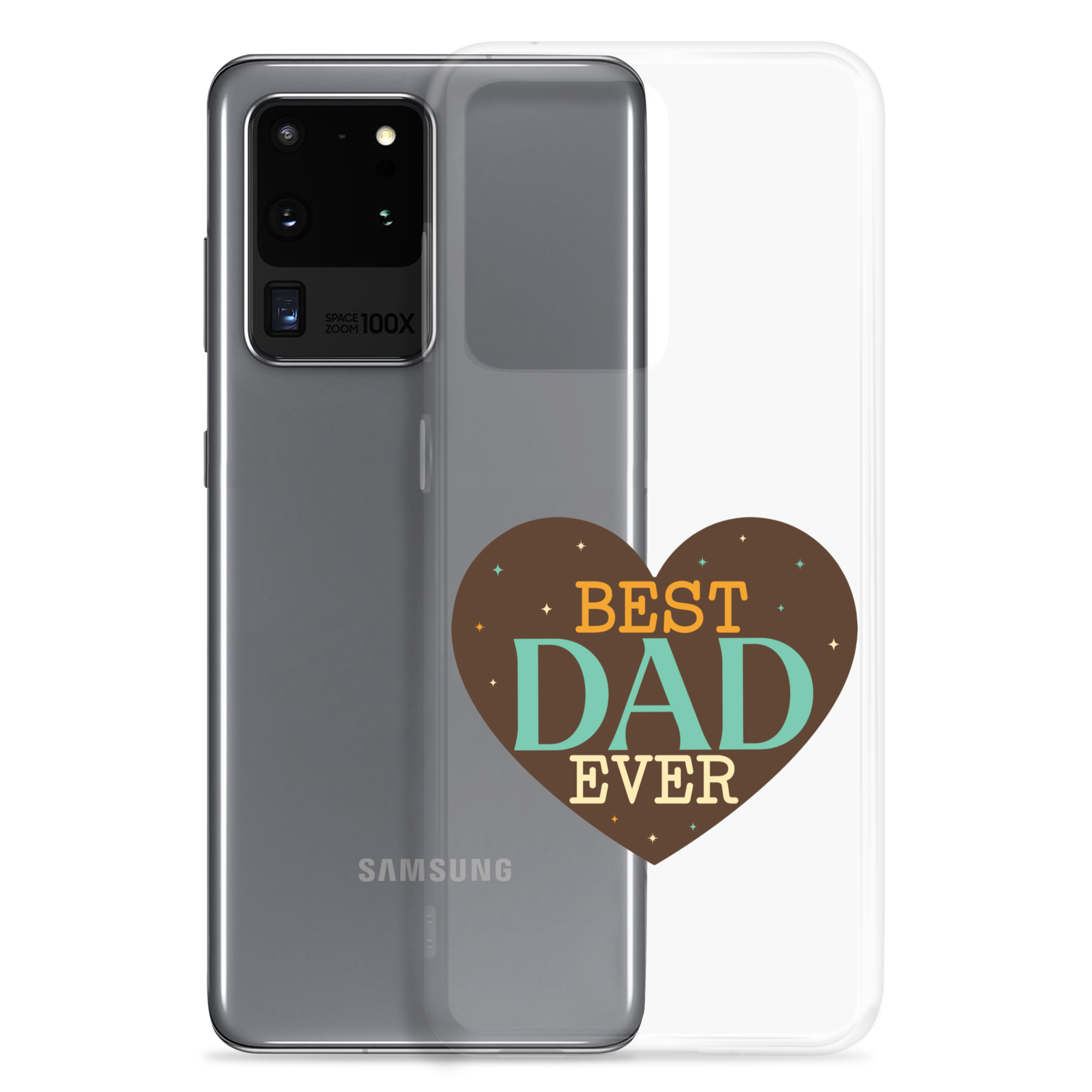 Best Dad Ever Clear Case for Samsung®