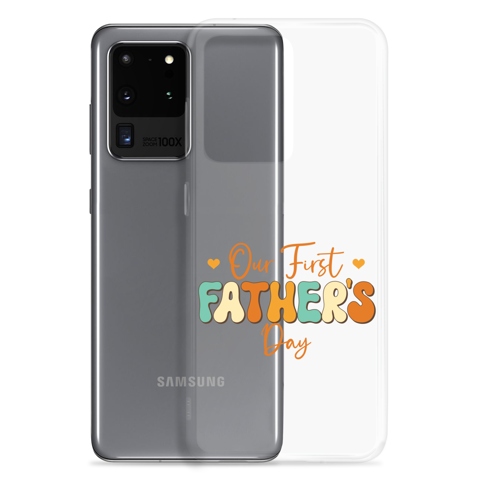 Our First Father's Day Clear Case for Samsung®