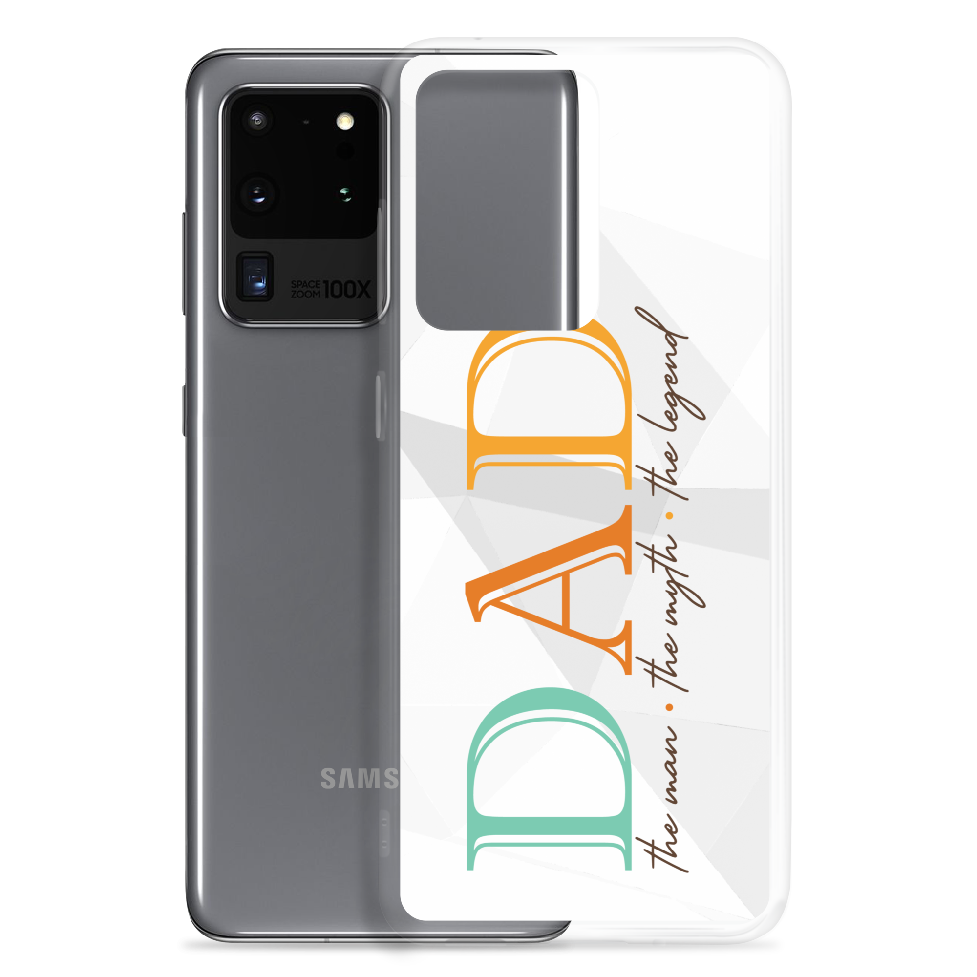 Dad The Man The Myth The Legend Clear Case for Samsung®