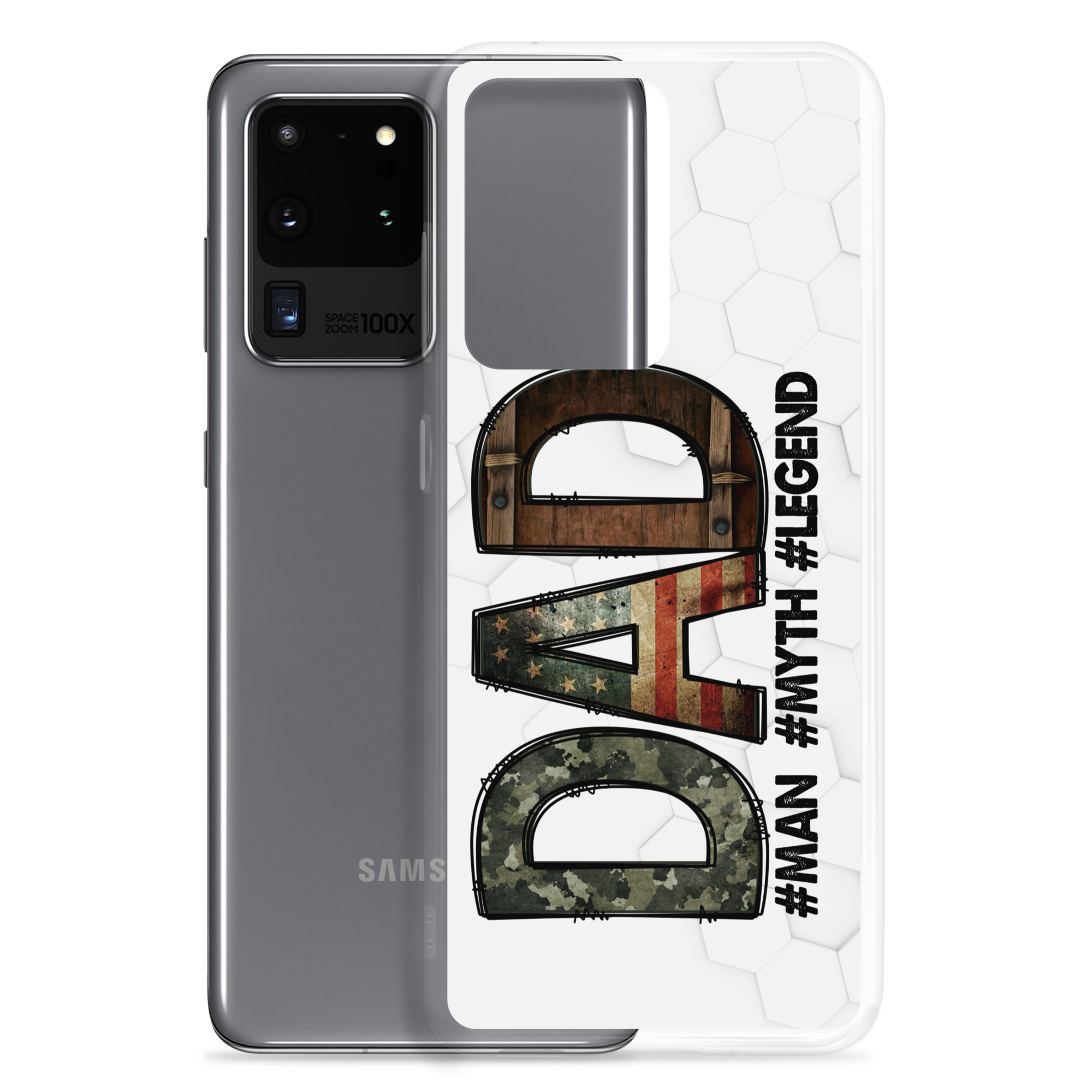 Dad #Man #Myth #Legend Clear Case for Samsung®