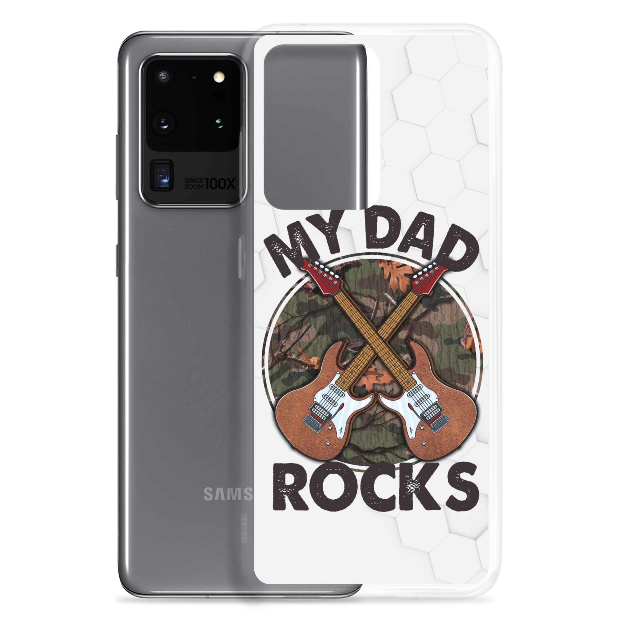 My Dad Rocks Clear Case for Samsung®