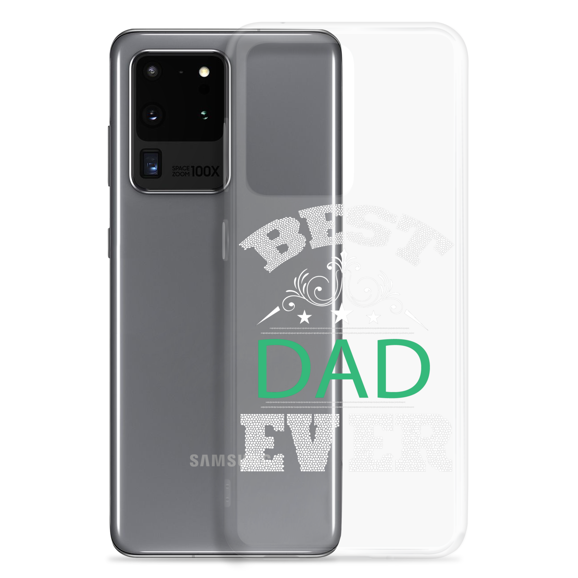 Best Dad Ever Clear Case for Samsung®