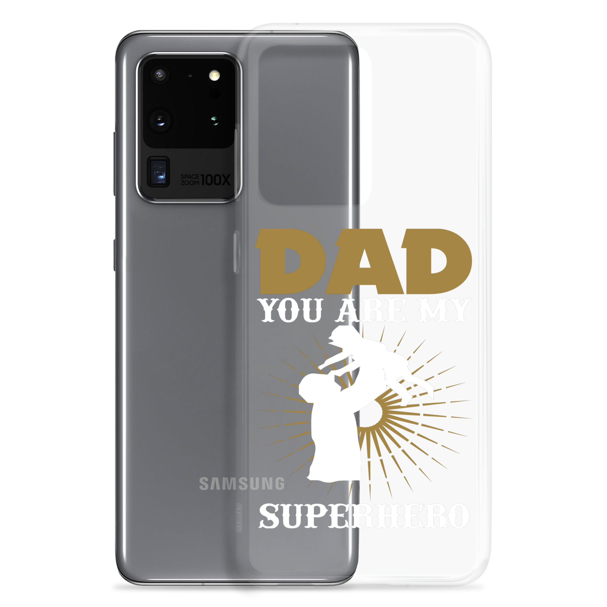 Dad You Are My Superhero Clear Case for Samsung®