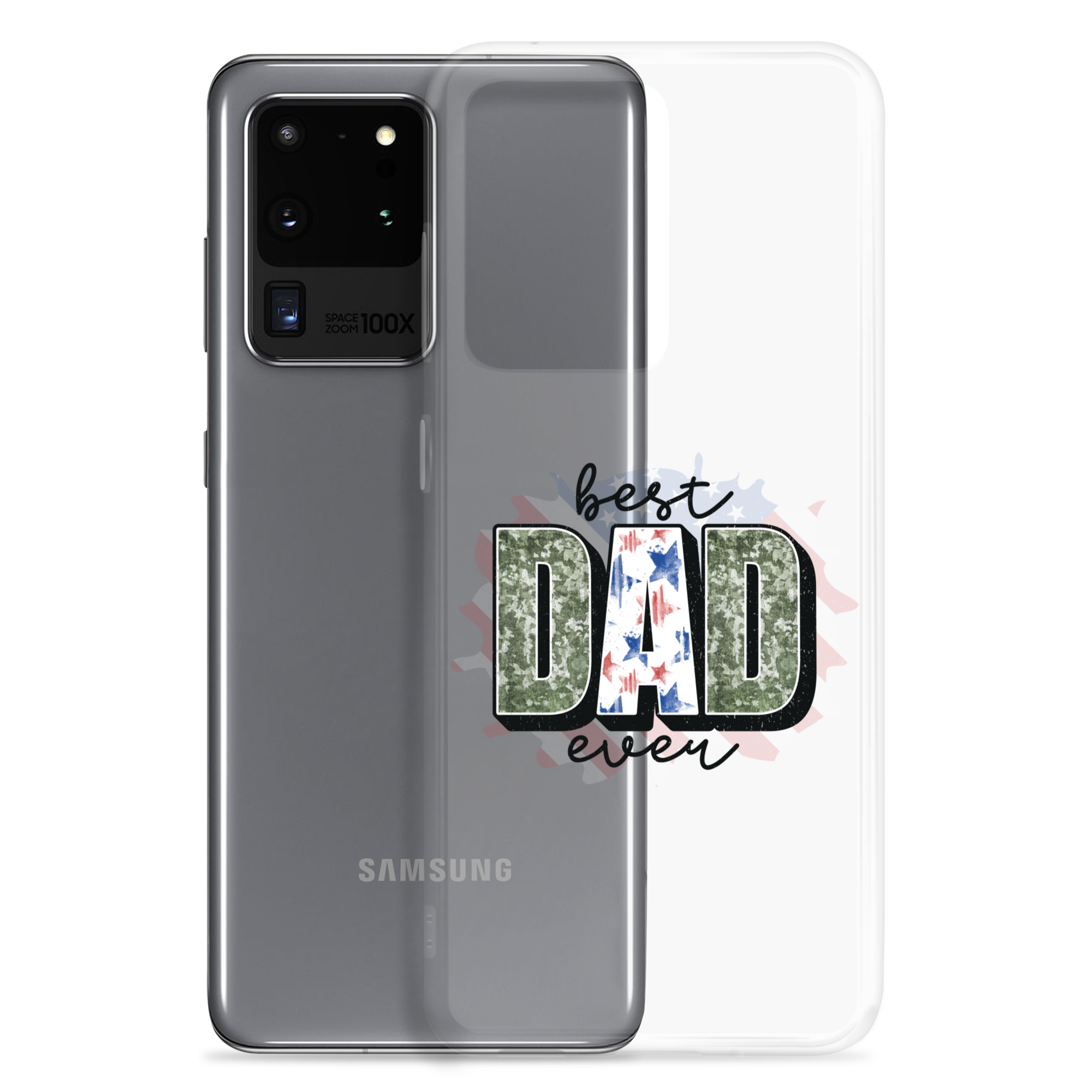 Best Dad Ever Clear Case for Samsung®