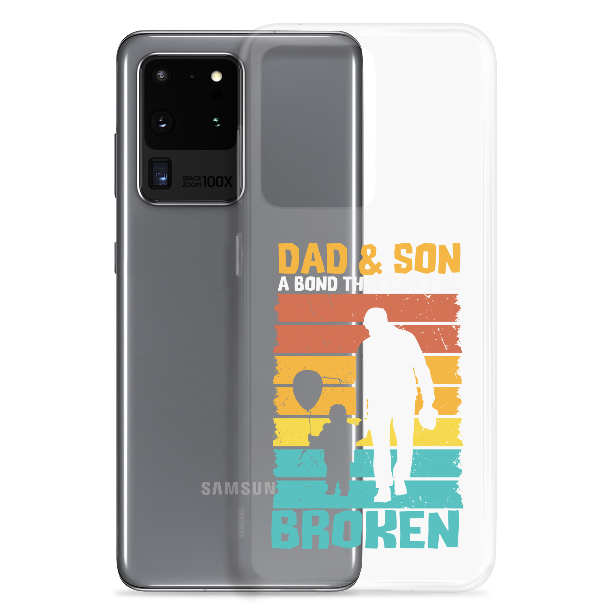 Dad And Son A Bond that can't Be Broken Clear Case for Samsung®