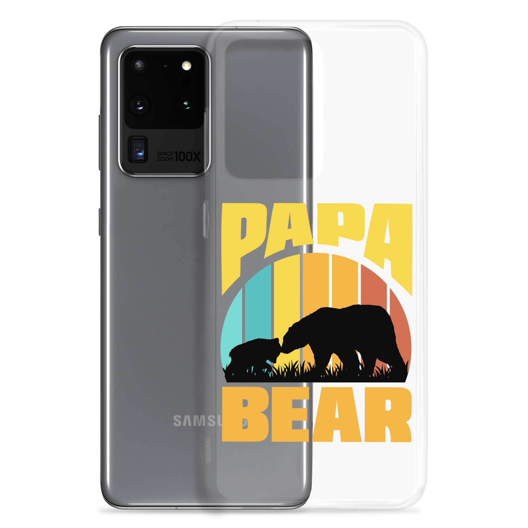 Papa Bear Clear Case for Samsung®