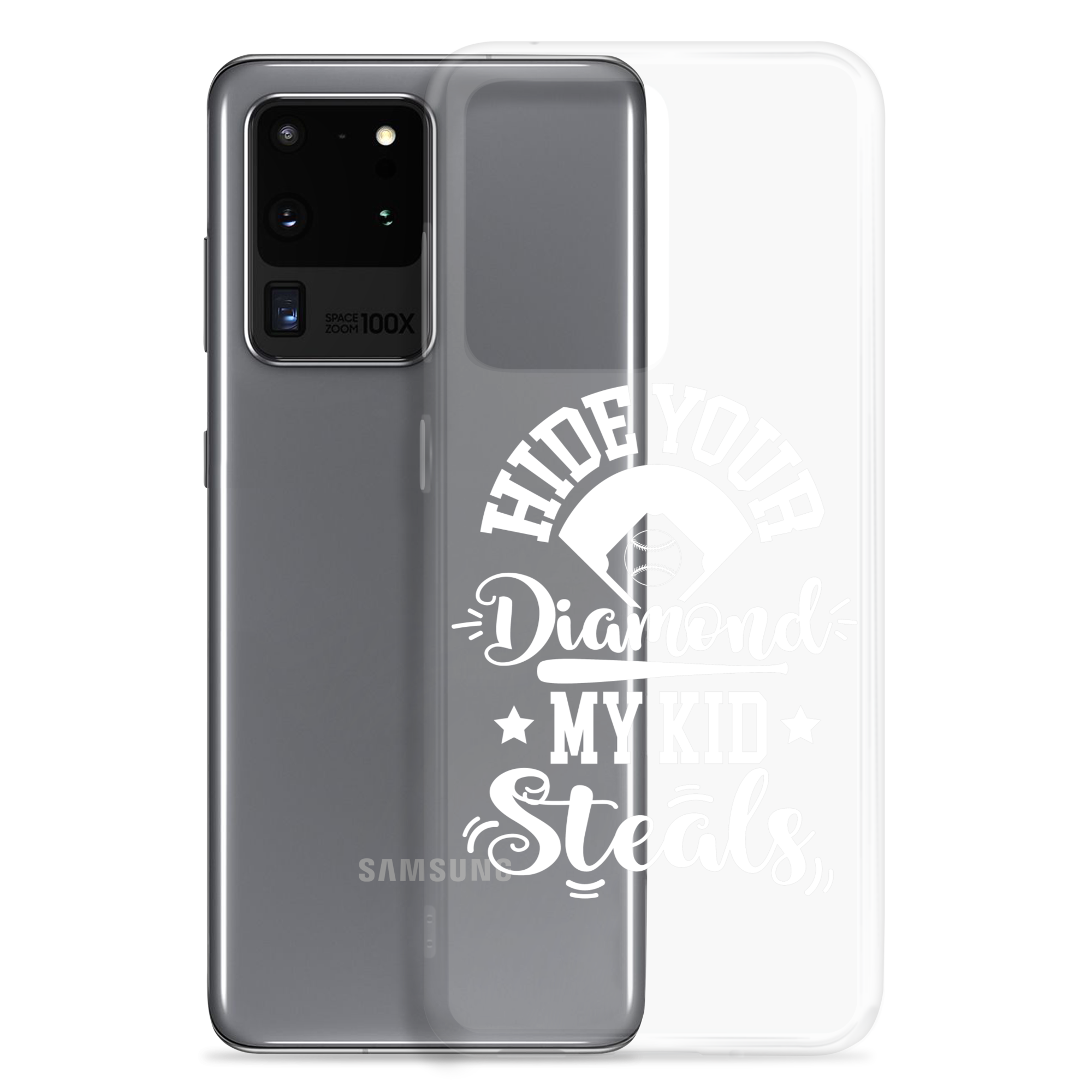 Hide Your Diamond My Kid Steals Clear Case for Samsung®