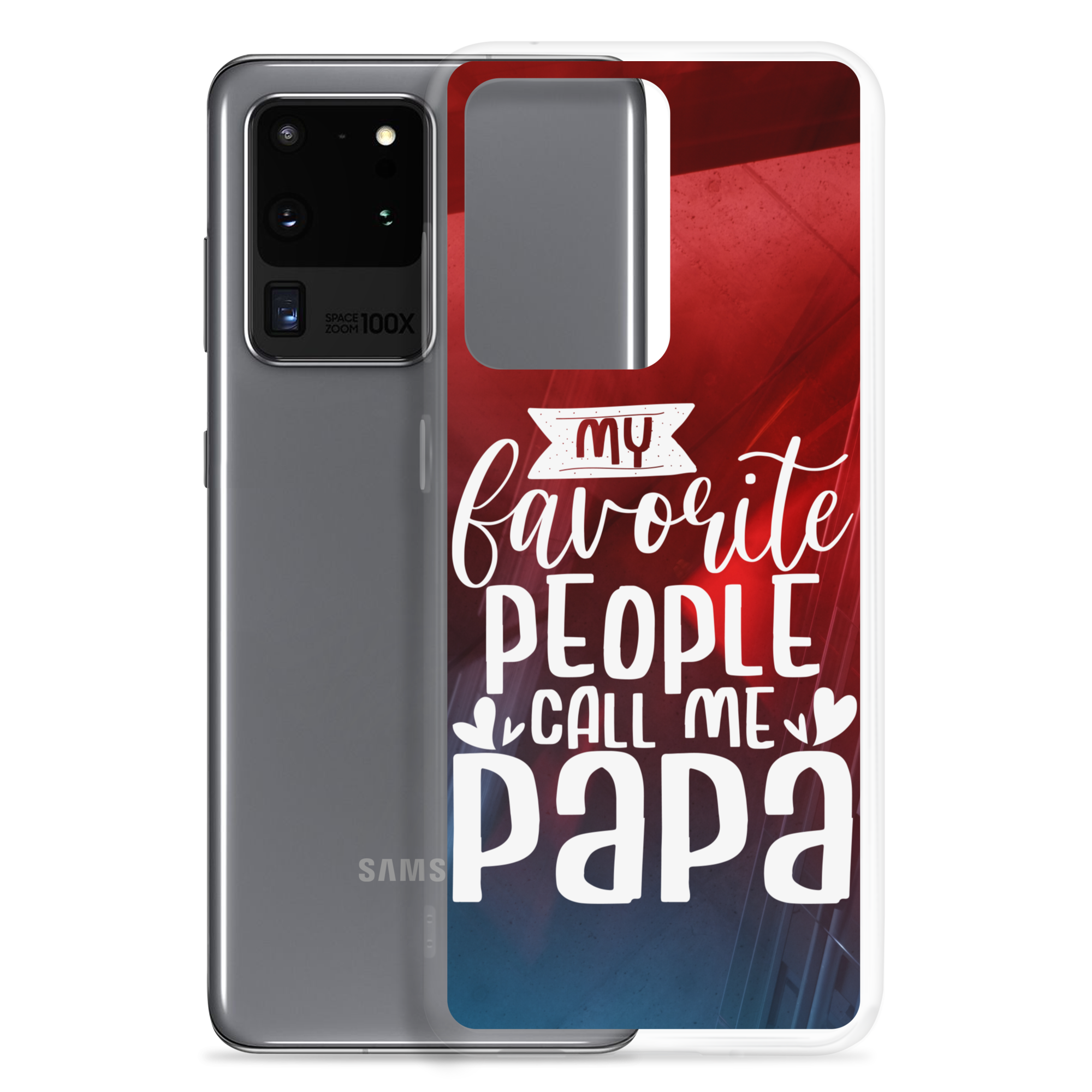 My Favorite People Call Me Papa Clear Case for Samsung®