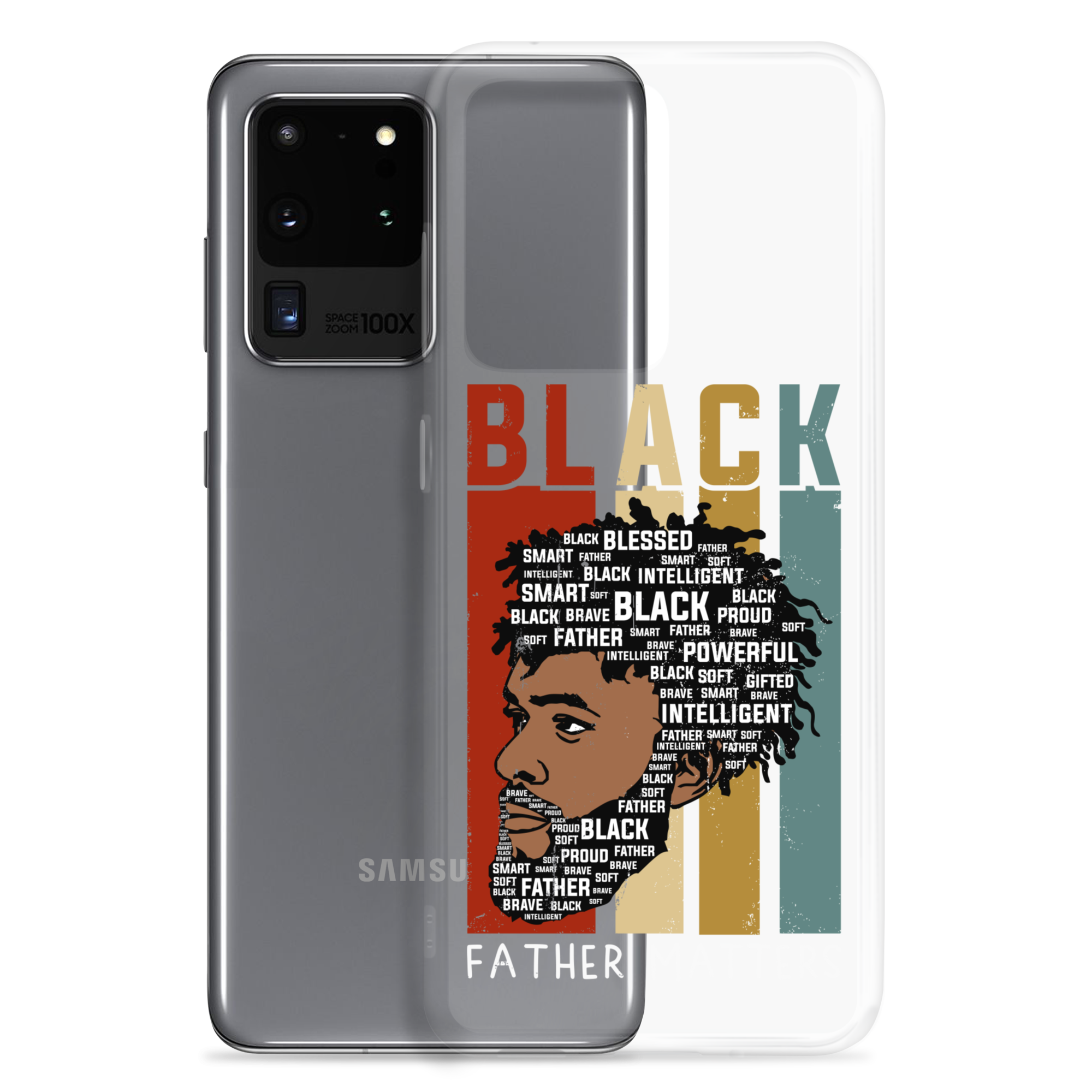 Black Father Matters Clear Case for Samsung®