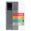 Husband, Daddy, Gamer, Hero Clear Case for Samsung®