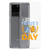 First Father's Day Clear Case for Samsung®