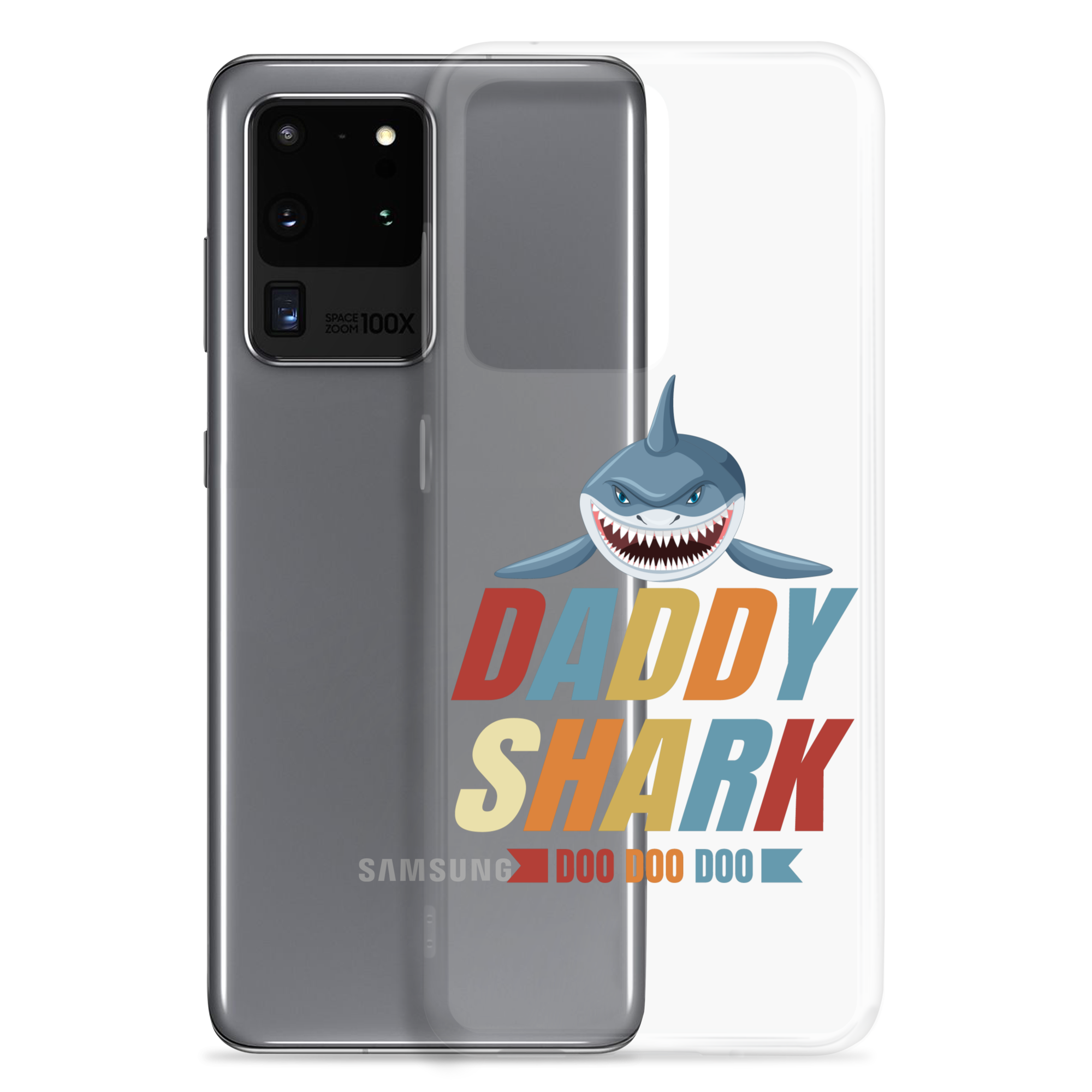 Daddy Shark Doo Doo Doo Clear Case for Samsung®